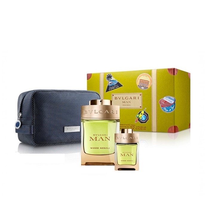 ESTUCHE BVLGARI MAN WOOD NEROLI EDP H 3.4OZ 3 PZA